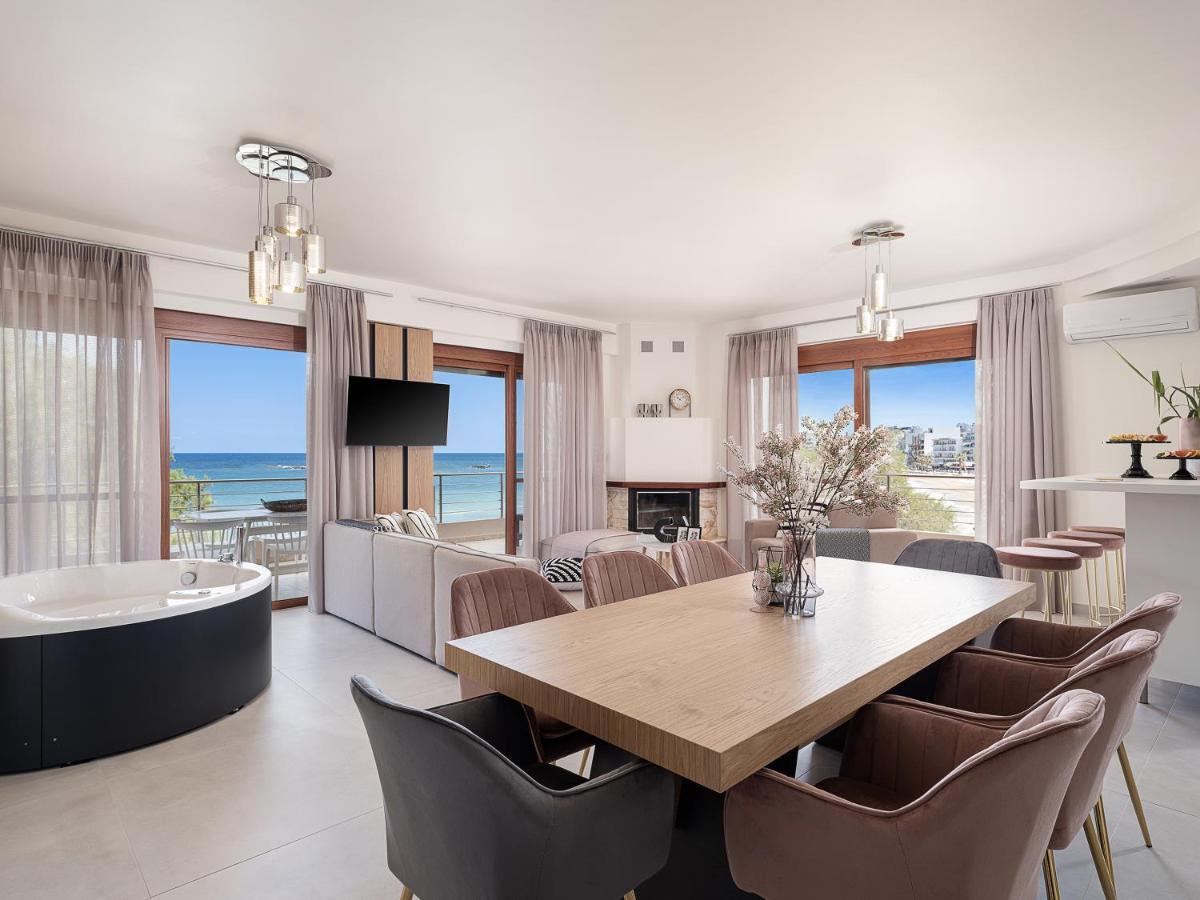 Elia Seaside Villa Hriszí Aktí Haniá Kültér fotó